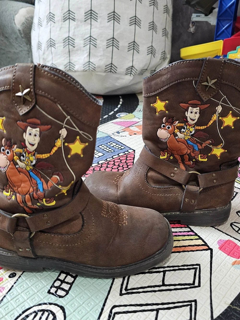 Disney Woody Brown Cowboy Boots for Kids